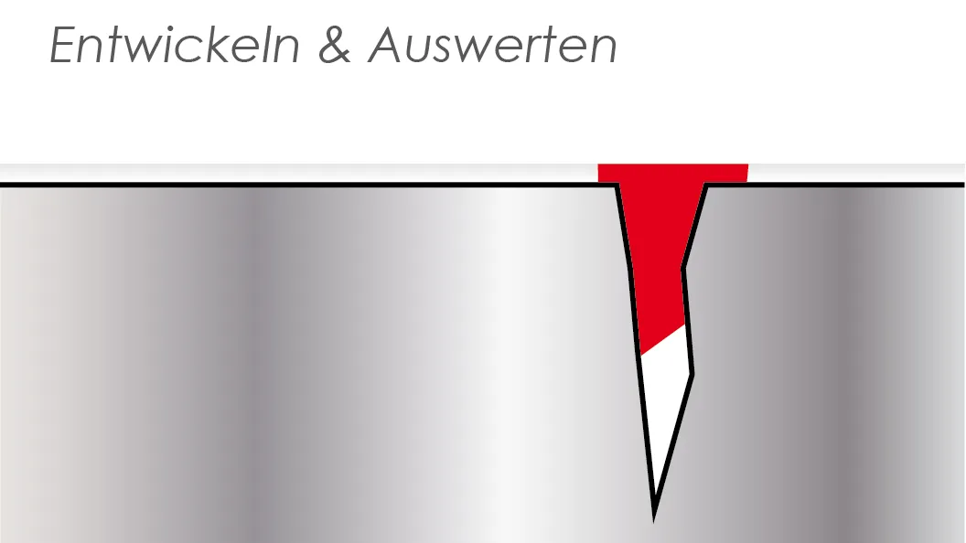 ECS Rissprüfung Anwendung 3