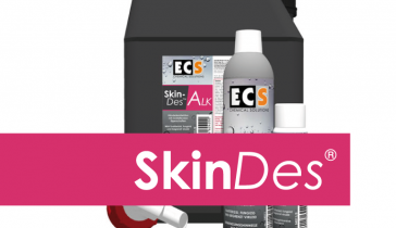 SkinDes Logo mit Produkten